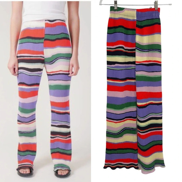 ARTHUR Carolyn Crimped Trouser Pants Multicolor Size US 2 - Picture 1 of 12